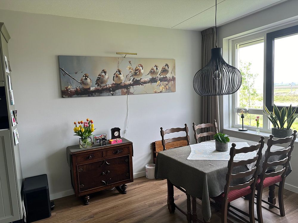 Schilderij: Vogels  van Blikvanger Schilderijen 