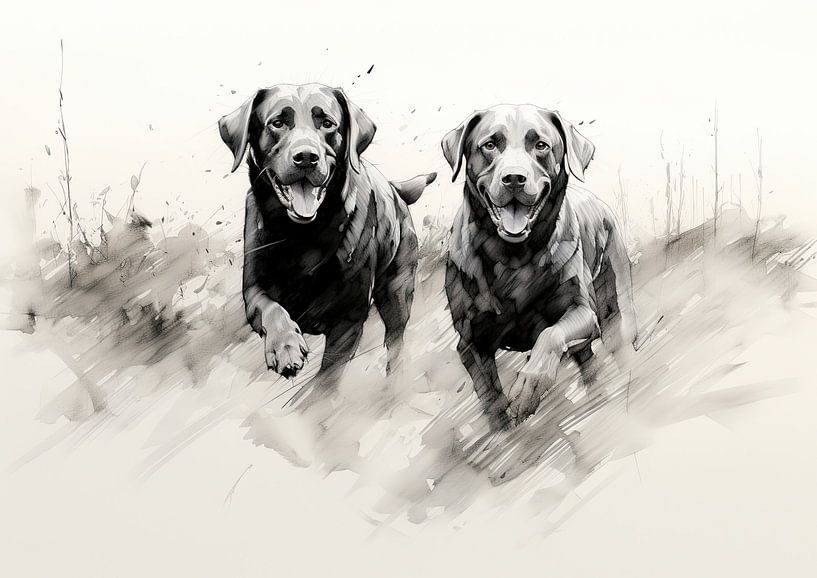 Painting Labrador by ARTEO Paintings