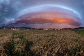 Thunderstorm over the Filstal valley by Jiri Viehmann