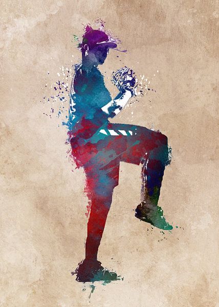 Baseball player #baseball #sport by JBJart Justyna Jaszke