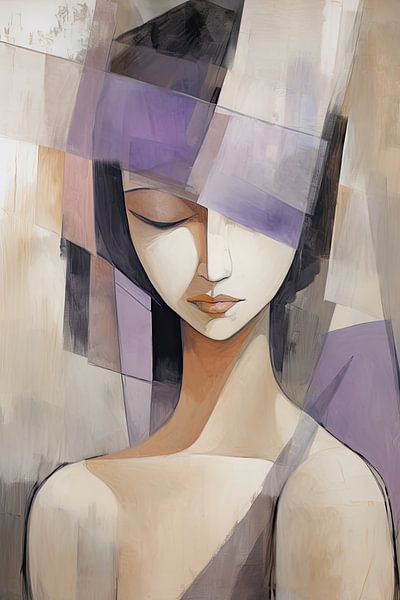 Vrouw abstract van Bert Nijholt