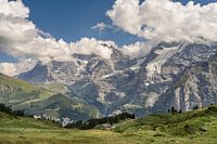Eiger, Mönch and Jungfrau taken from Mürren, Switzerland