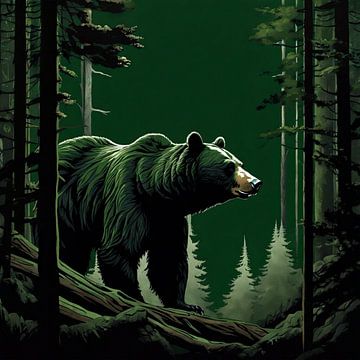 Bear in the Wood by Sunrise Group Germany