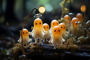 Tiny sweet ghost world by Heike Hultsch