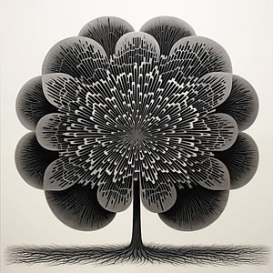 Blume minimalistisch
