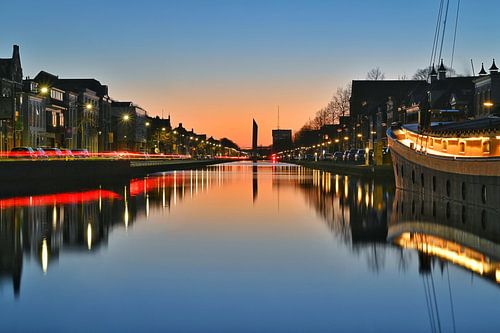 Coucher de soleil à Assen