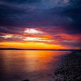 Coucher de soleil sur Ansgar Peter