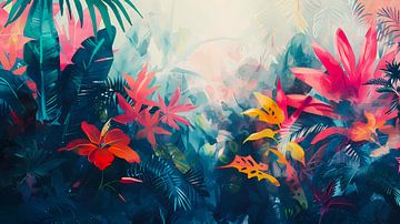 Tropical Garden by Angel Estevez