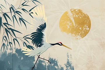 Crane, Japandi by Caroline Guerain
