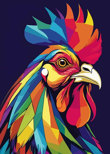 Gallische Haan Pop Art