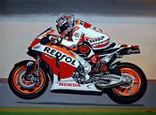Marc Marquez painting by Paul Meijering thumbnail