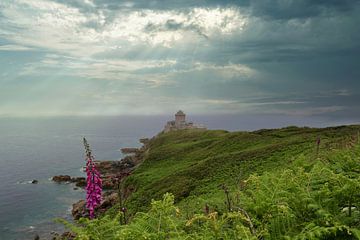 Château sur la falaise (Fort La Latte) sur Laura Krol