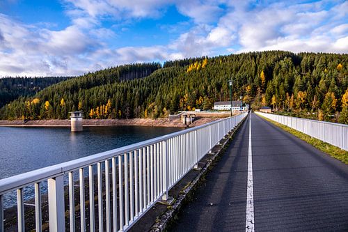 Herfstwandeling rond de Ohratal dam bij Luisenthal - Thüringer Woud