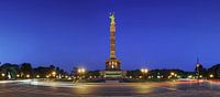 Siegessäule Berlin zur blauen Stunde von Frank Herrmann Miniaturansicht