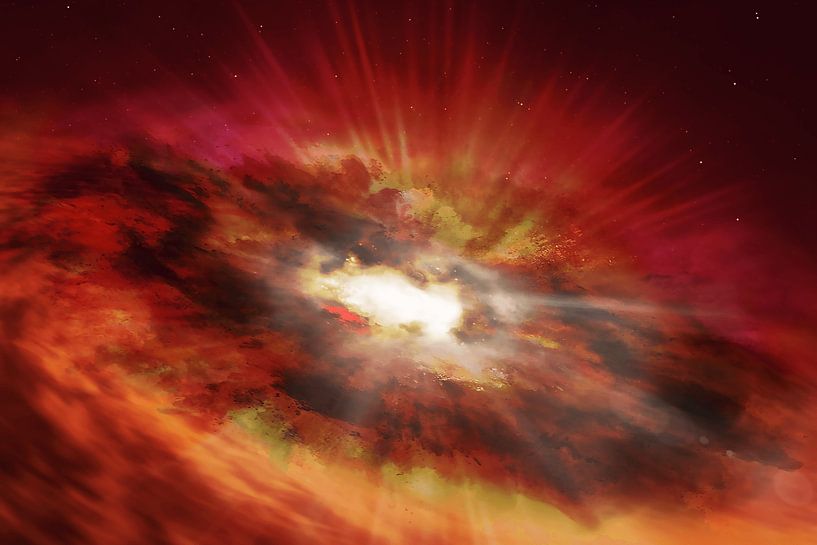 Impression of Hubble photo by Brian Morgan