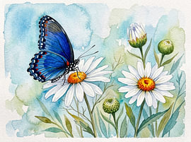 A visit from a butterfly