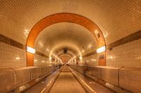 Oude Elbe-tunnel, Hamburg, Duitsland