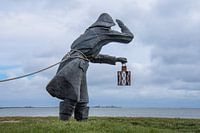 De dijkwachter op de Ballumerbocht