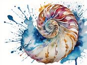 Oceanische Spiraal: De Schoonheid van de Nautilus van Retrotimes thumbnail