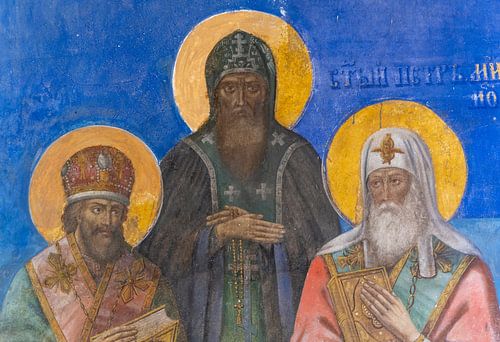 Fresco drie koningen in Rusland