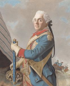 Portret van Moritz, Graf von Sachsen, Jean-Etienne Liotard