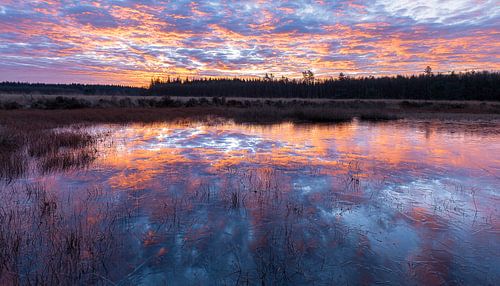 Zonsondergang Grolloo