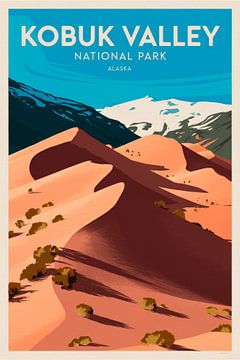 Nationaal park Kobukvallei, Alaska van Poster Art Shop
