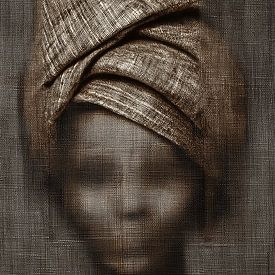 Haar Gesicht aus Leinen von Bianca ter Riet