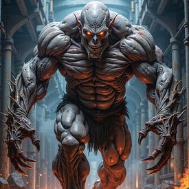 MALGORATH – Der gewaltige Dämon in einer Lagerhalle von INFERAURUM