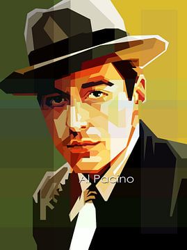 Al Pacino Retro-Porträt von Fariza Abdurrazaq