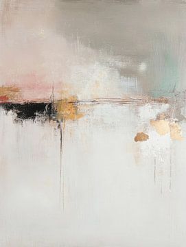 Neutraal, modern en abstract minimalisme van Japandi Art Studio