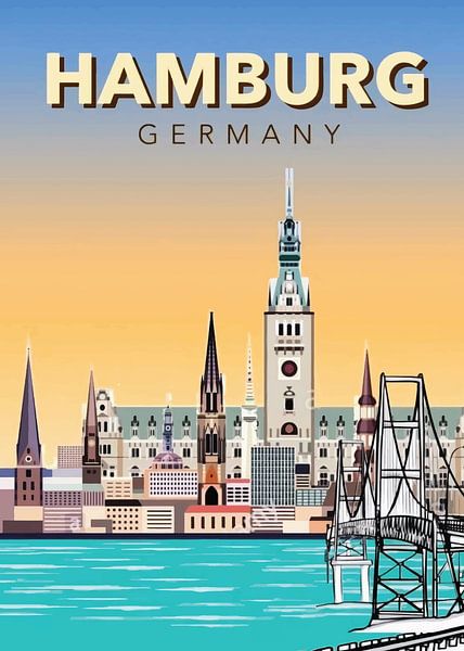 Hamburger Hafen: Eine Stadt am Wasser von PublicArt77