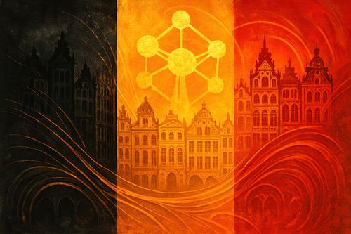 Wellenförmige Trikolore und Zierfassaden von Imperial Art House