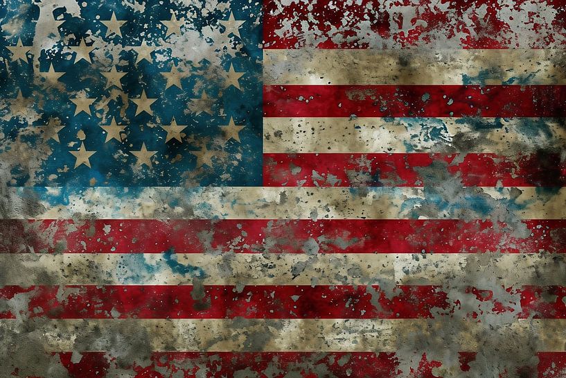 Flagge USA von fernlichtsicht