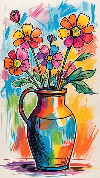 peinture abstraite par nayyara art