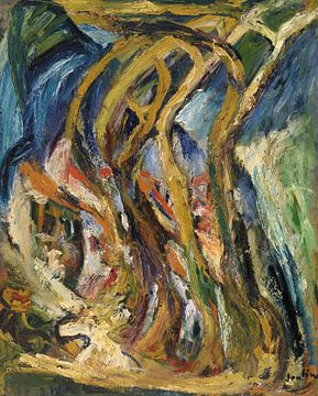 Chaim Soutine, groupe d'arbres