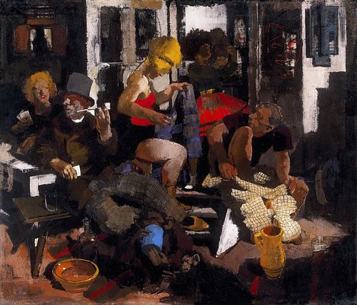 Vilmos Aba-Novák - Clowns