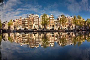 Le canal Singel à Amsterdam sur Frans Lemmens