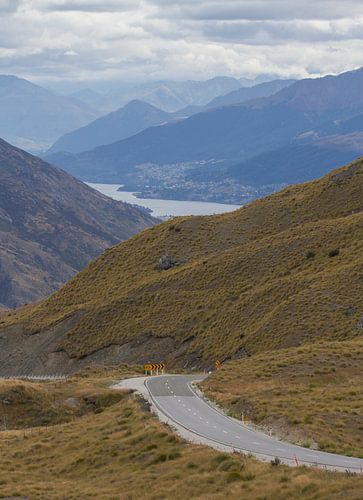 De weg naar Queenstown.