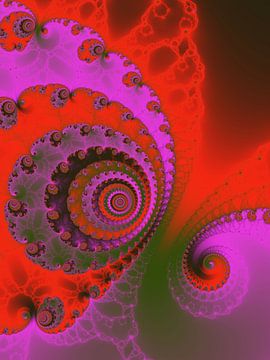 Spirale Atlas Rot von Claudia Gründler