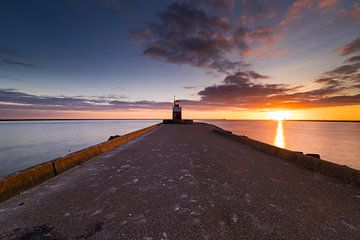 Sunset on the North Pier in March 2025 8 by peterheinspictures