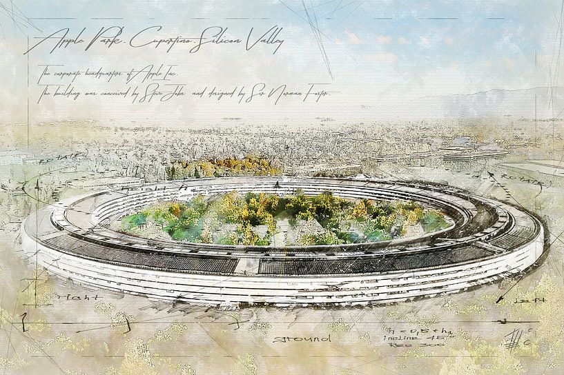 Apple Park, Cupertino par Theodor Decker