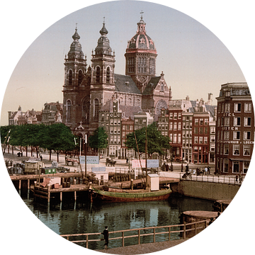 Nicolaaskerk, Amsterdam van Vintage Afbeeldingen