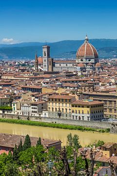 FLORENZ Aussicht vom Piazzale Michelangelo von Melanie Viola
