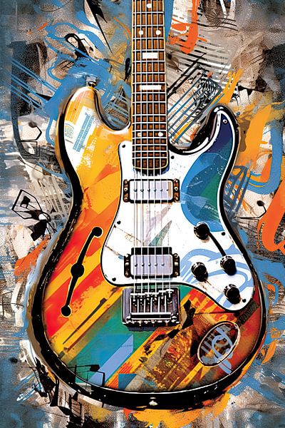 Gitarre abstrakt von Imagine
