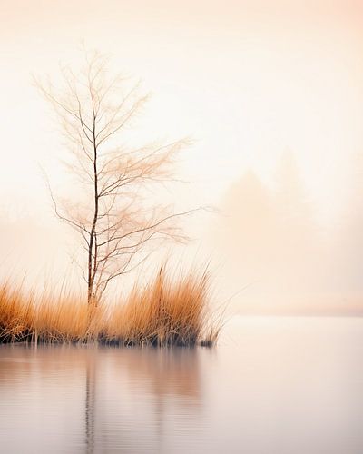 Morning mist on the lake