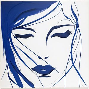 Abstraktes Blau