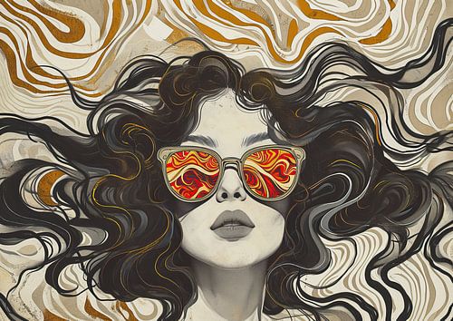 Woman With Fire by Art Whims