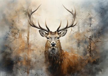 Deer - Series 1.5 by Ralf van de Sand