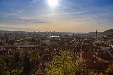 Uitzicht op Praag van Dennis Eckert